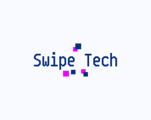 Pixel Tech Retro logo design