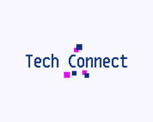 Pixel Tech Retro logo