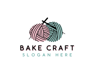 Yarn Craft Knitting logo design