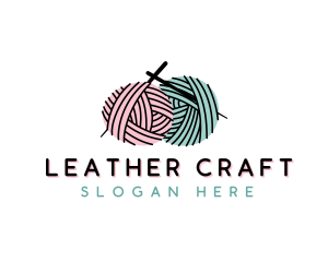 Yarn Craft Knitting logo design