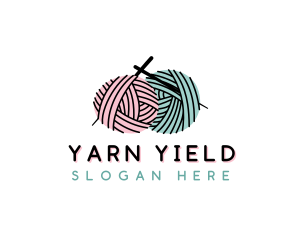 Yarn Craft Knitting logo design