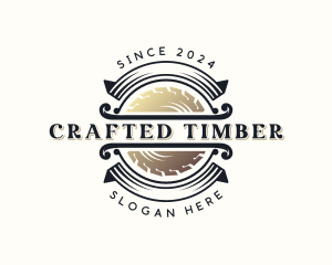 Sawmill Woodwork Lumberjack logo design