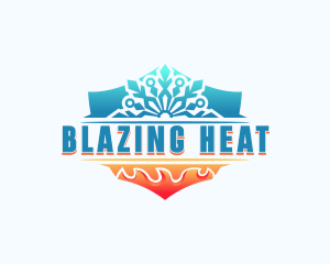 Cold Heating Ventilation logo design