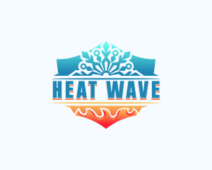 Cold Heating Ventilation logo design