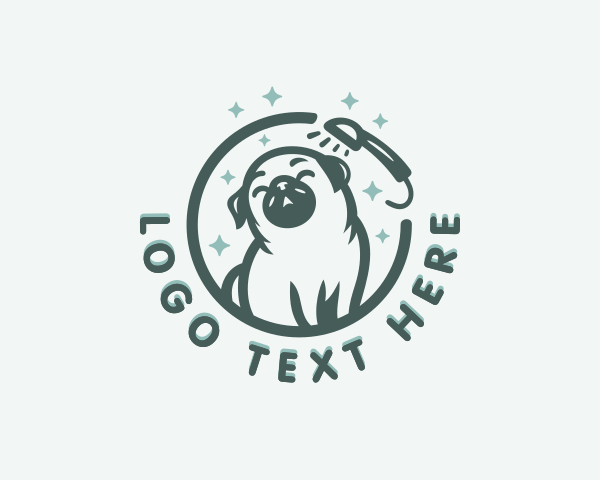 Pug logo example 3