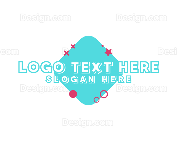 Quirky Doodle Shape Logo