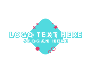 Quirky Doodle Shape logo