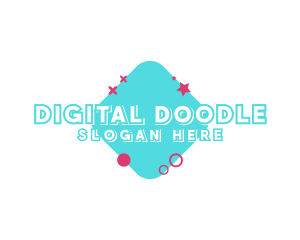 Quirky Doodle Shape logo