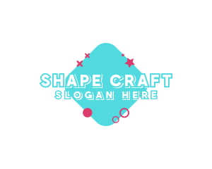 Quirky Doodle Shape logo design