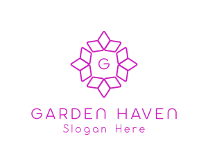 Floral Garden Wellness logo design