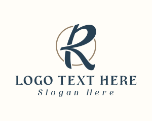 Circle - Circle Business Letter R logo design