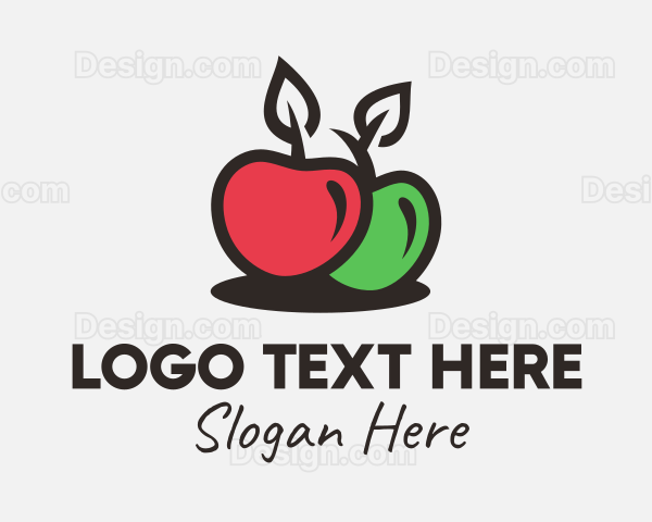 Red Green Apple Logo