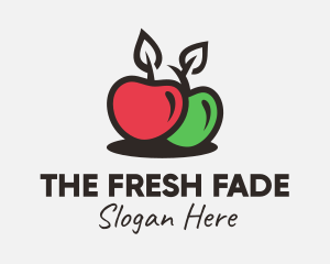 Red Green Apple logo design