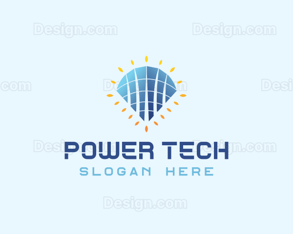 Tower Solar Panel Logo
