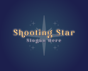 Wishing Star Sparkle logo design