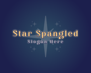 Wishing Star Sparkle logo design