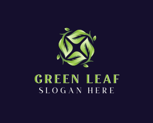 Leaf Plant Farm logo design