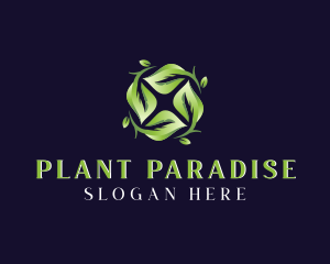 Leaf Plant Farm logo design