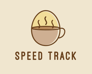Egg Coffee Breakfast Logo