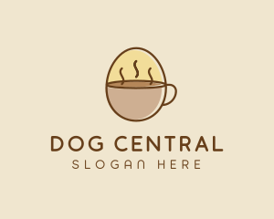 Egg Coffee Breakfast logo design