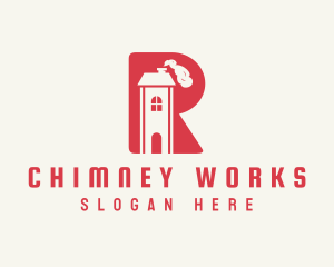 Home Chimney Letter R logo