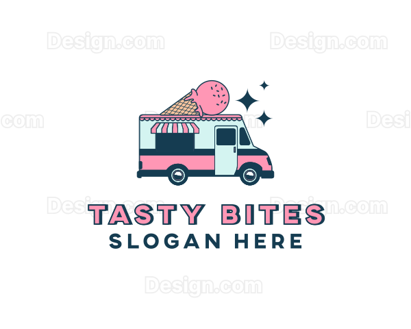 Ice Cream Truck Logo