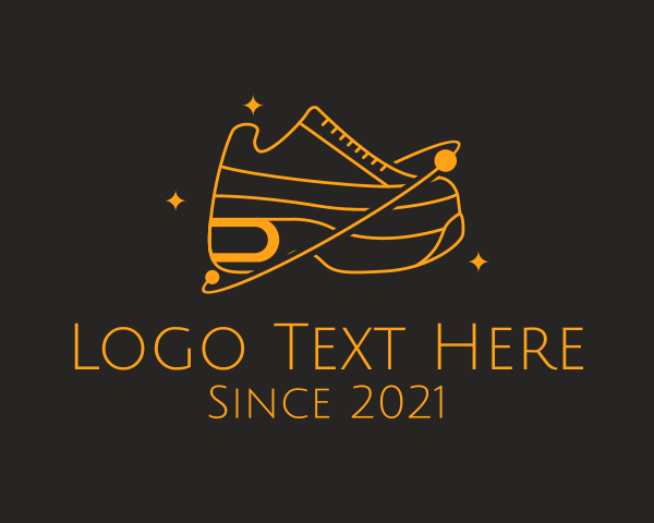 Rubber Shoe logo example 1
