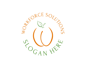 Orange Fruit Farm logo design