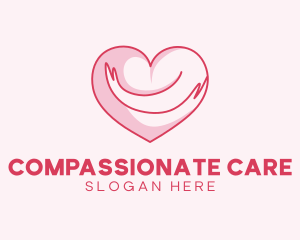 Heart Hug Charity logo design