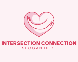 Heart Hug Charity logo design