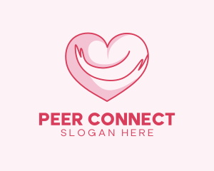 Heart Hug Charity logo design