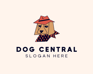 Stylish Fashion Dog logo design