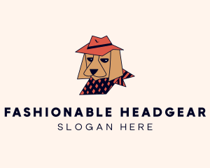 Stylish Fashion Dog logo design