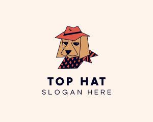 Stylish Fashion Dog logo design