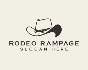 Cowboy Rodeo Hat logo design