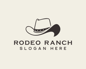 Cowboy Rodeo Hat logo design