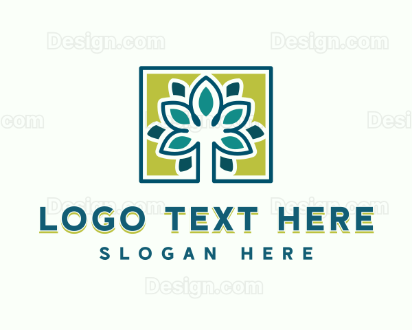 Tropical Meditation Tree Logo