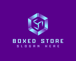 Box Tech Cube logo design