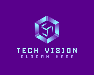 Box Tech Cube logo design