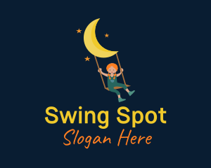 Girl Moon Swing  logo