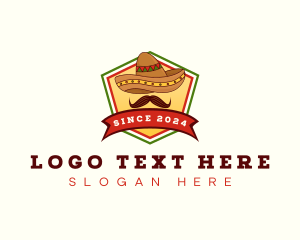 Mexican Sombrero Hat logo