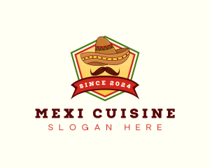 Mexican Sombrero Hat logo design