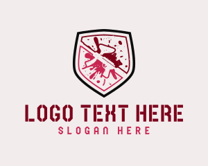 Paintball Combat Shooting logo