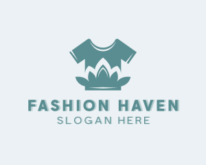 Floral Shirt Apparel logo design