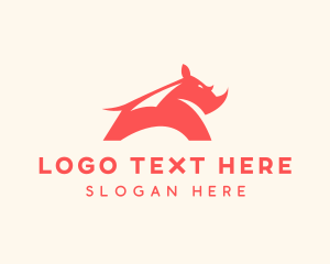 Strong Rhinoceros Horn logo design