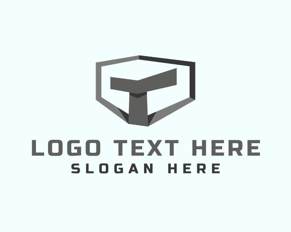 Folded logo example 2