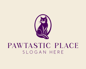 Cat Pet Grooming logo