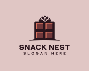 Culinary Chocolate Bar Candy logo design