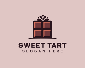 Culinary Chocolate Bar Candy logo design