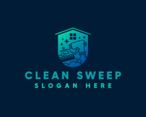 House Cleaning Housekeeping logo design